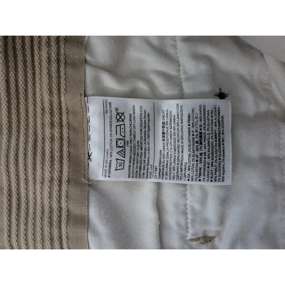 Banana Republic Aiden Fit Chino Pants Men's Khaki‎ 36x32 (36x31)